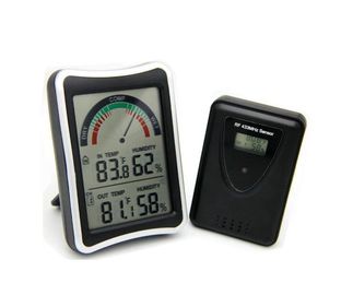 China DTH-108 Household -19.9℃ to 70℃Digital Big LCD Screen Wireless Room Thermometer Hygrometer supplier